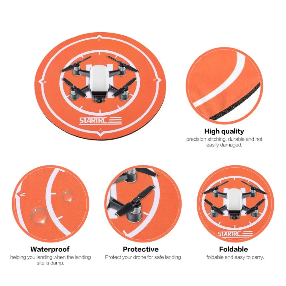 250 мм портативный водонепроницаемый коврик посадочная парковка фартук 25 см складной для DJI Spark Tello Xiaomi Mitu Mini RC FPV гоночный Дрон