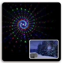 Christmas Garden Laser Lights Moving RGB Stars 20 Patterns Projector Showers Outdoor Waterproof IP65 RF Remote for Xmas Holiday
