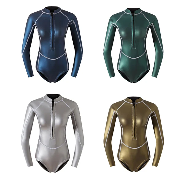 SCS 2.0 mm Yamamoto neoprene high stretch female wetsuits one piece