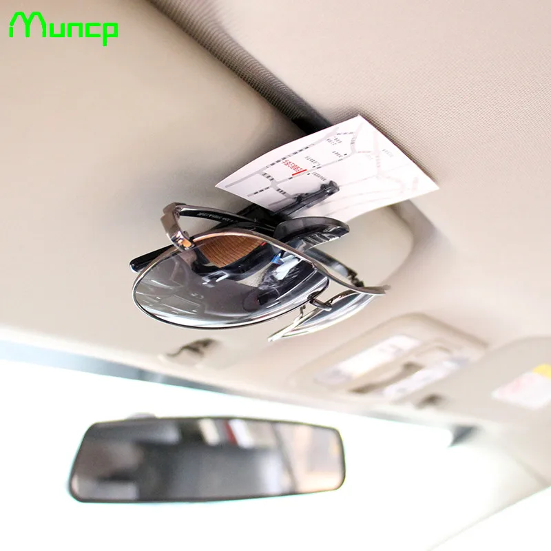 

Muncp Car Glasses Holder Auto Vehicle Visor Sunglass Eye Glasses Holder Clip Support For Volkswagen vw POLO Tiguan Passat Golf