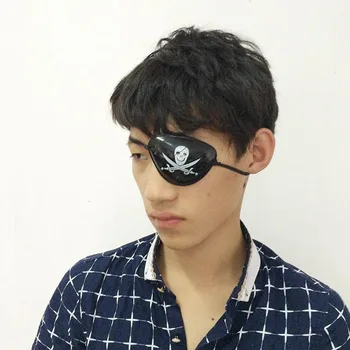 

10pcs/lot Halloween Costumes Cosplay Party One Eyed Eye Mask Masquerade Pirates Caribbean Eye Patch Party Decoration
