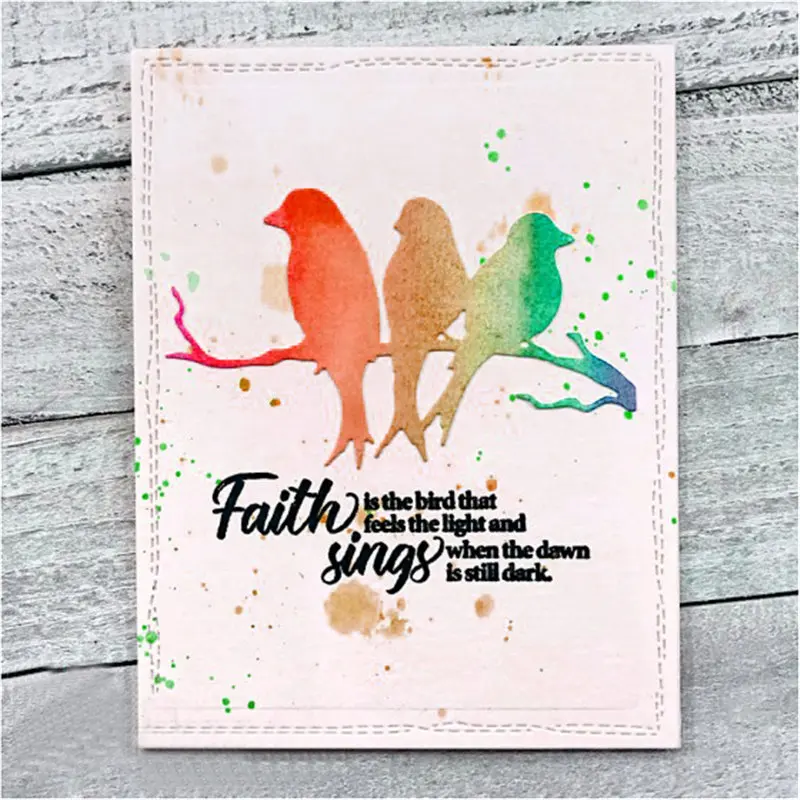 

GJCrafts 2Pcs/Lot 87*93mm Metal Cutting Dies Animals Birds Scrapbooking New 2019 Card Crafts Dies Metal Cutting Stencil Dies