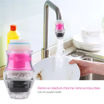 

Activated Carbon Water Cleaner Faucet Mounted Water Filter 5 Layers Filtration Water Purifier Mini Household Tap Water Filter 31