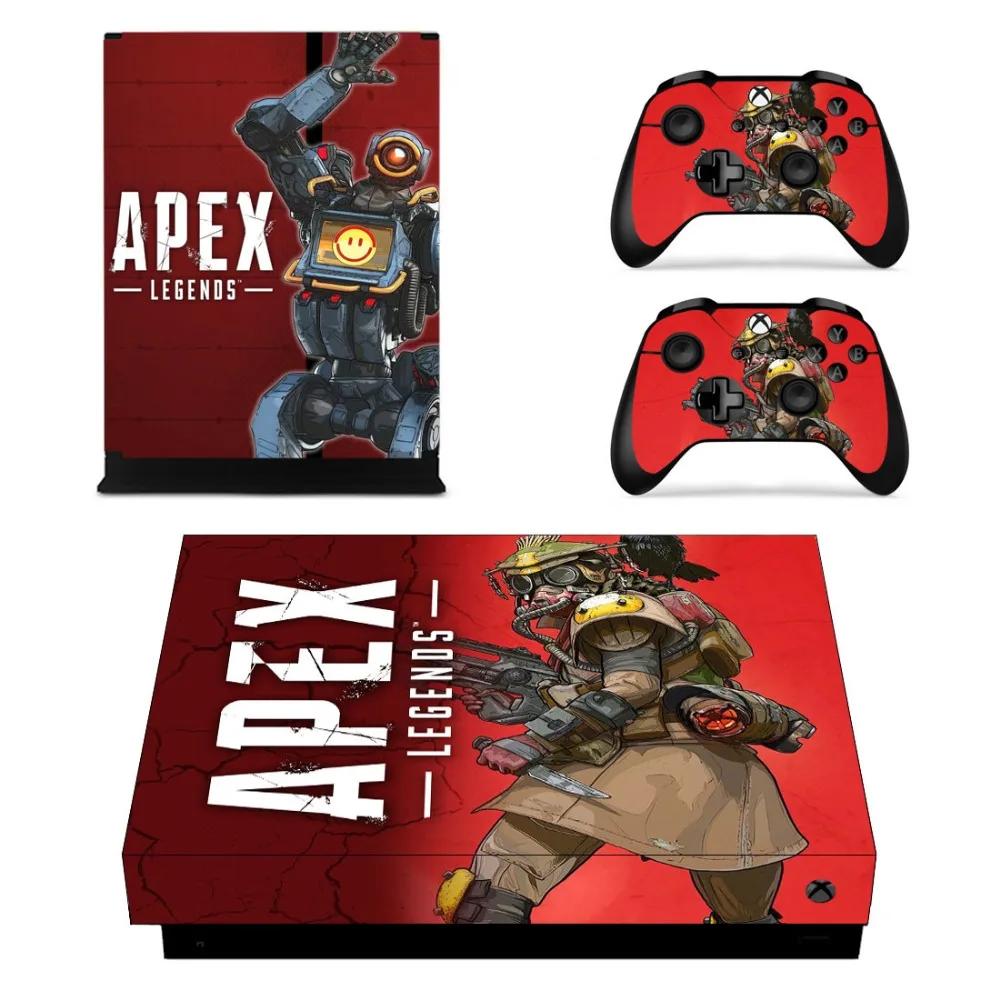 Apex Legends Полный лицевой панели кожи консоли и наклейка на контроллер для Xbox One X консоли+ контроллер кожи