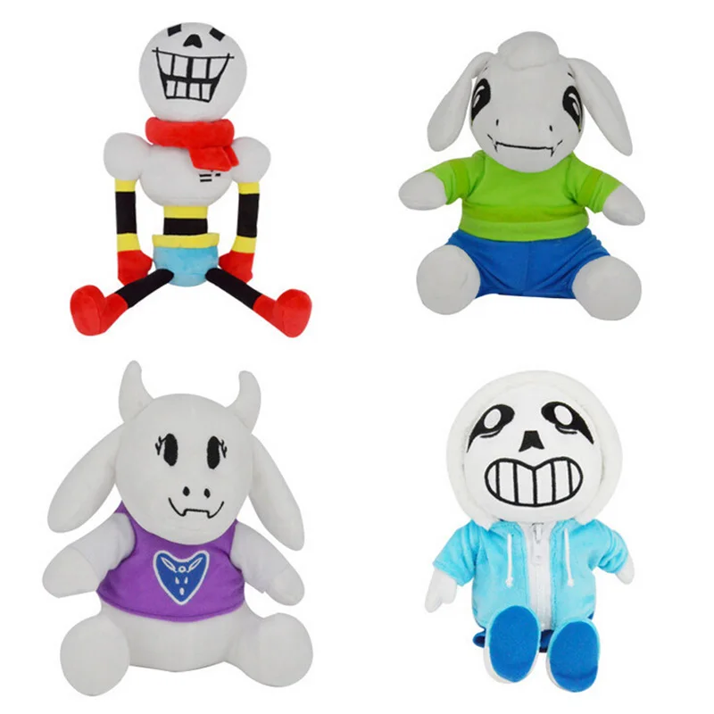 4 стиля каваи мягкая кукла Undertale Sans Asriel Toriel плюшевые игрушки для детей