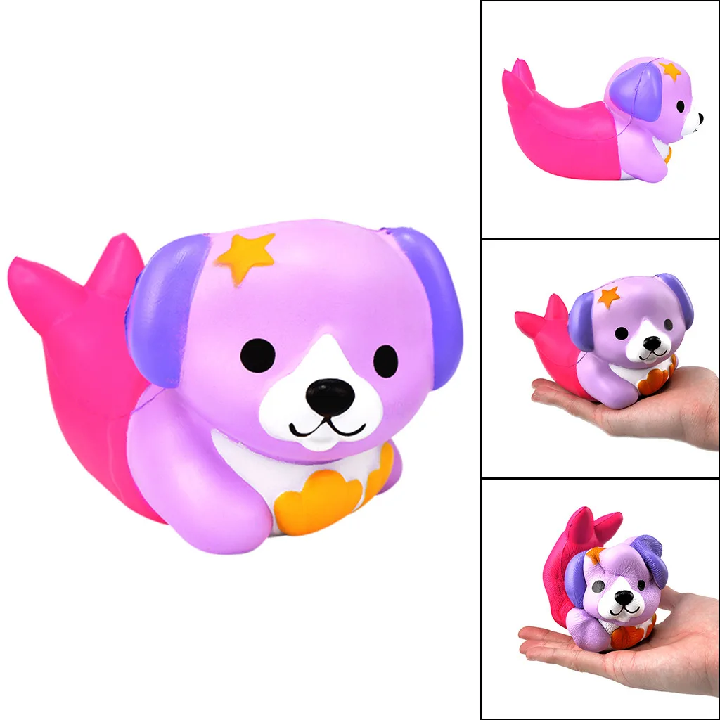 

Fun Dog Squish Very Slow Rising Squishies Toy squeeze Novelty Releasing for Kids squishy Cartoon squish toys W517