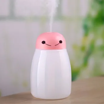 

USB Mini Small-D 400ml Capacity Air Humidifier Diffuser LED Night Light Humidification