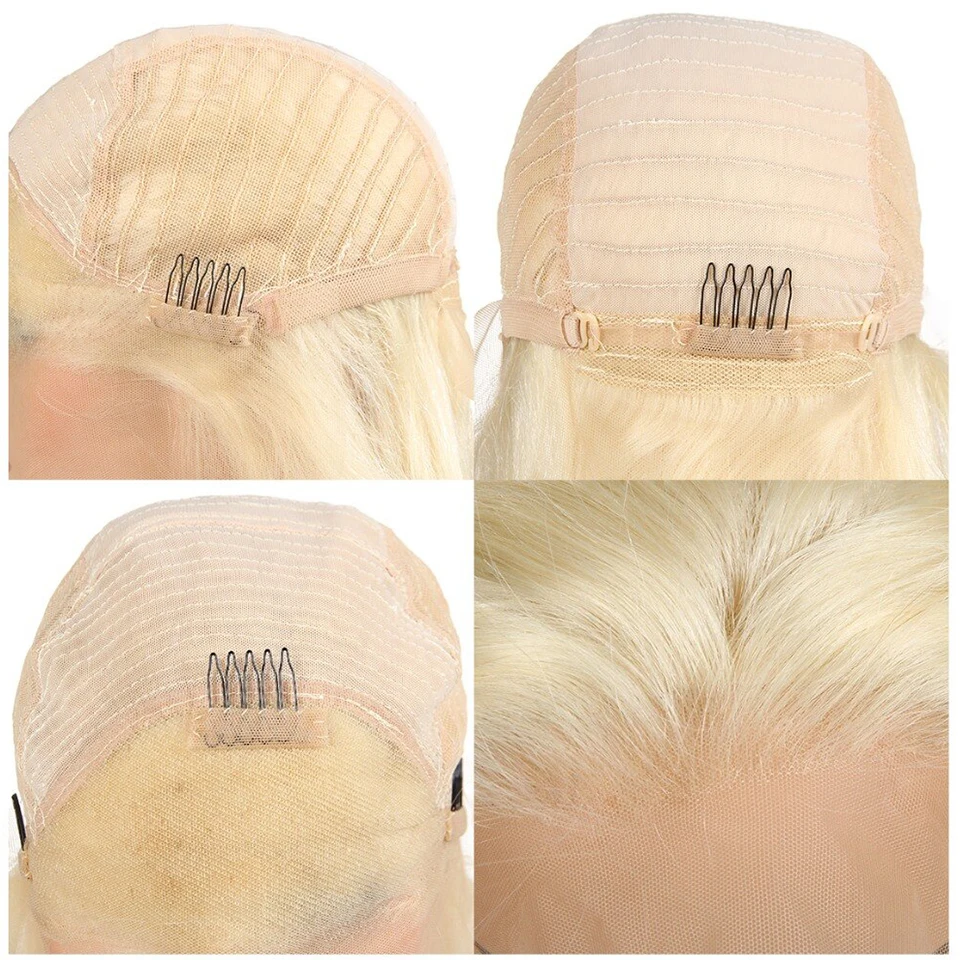 Brazilian Body Wave BLonde Lace Front Human Hair Wigs (1)