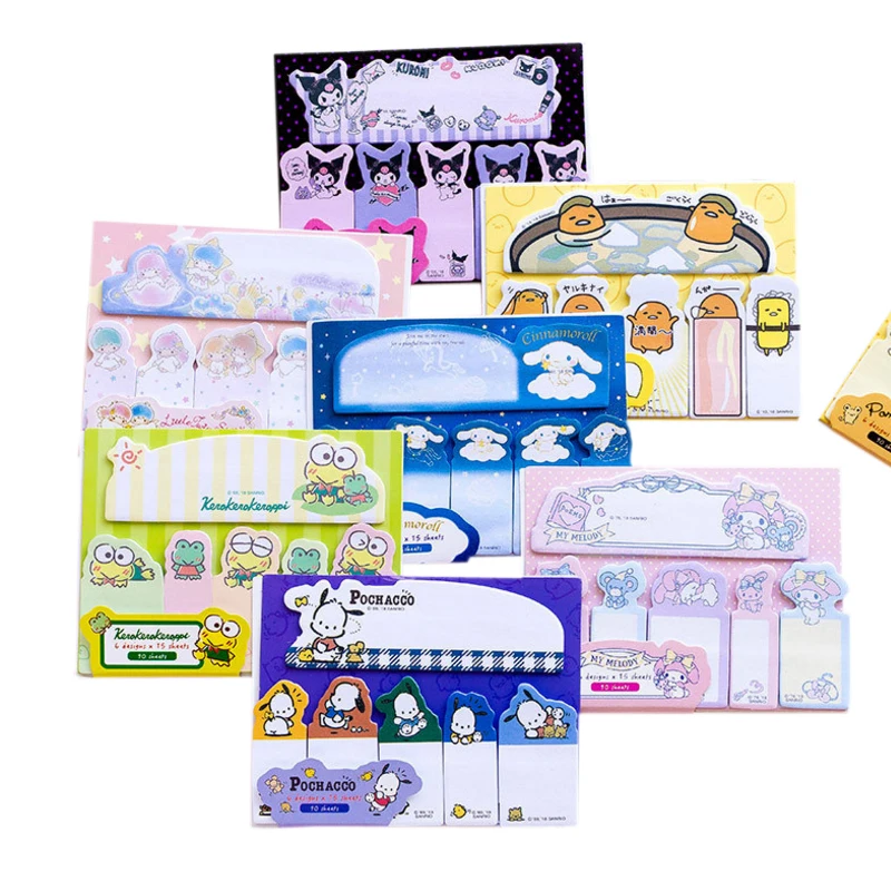 20 упаковок/партия, kawaii, мультяшный блокнот для заметок, стикеры для планировщика, канцелярские товары, школьные принадлежности - Цвет: Mix designs