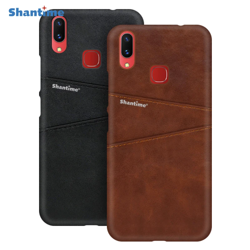 

Vintage Leather Back Cover For Vivo Nex Case For Vivo V11i Phone Case For Vivo V9 Card Slot PU Leather Case