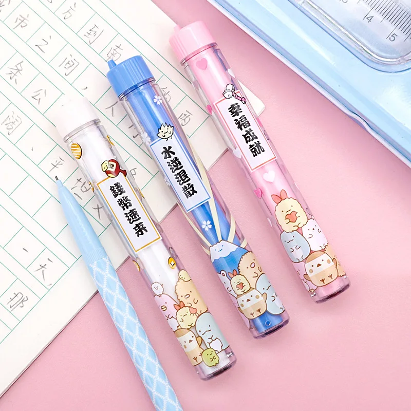 15 шт./компл. 0 5 мм Kawaii механические стержни для карандаша милые животные школьные