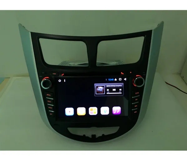Flash Deal car radio DVD Android T3  for Hyundai Solaris Verna accent radio GPS navigation with maps 11