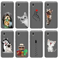 Capa de silicone transparente macia para alcatel, capa da moda de 5033d 5.0