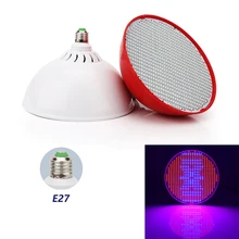 80 Вт Светодиодный светильник для выращивания E27 для аквариума гидропонный садовый парник растительный светильник красный+ синий переменный ток 85-265 в светодиодный растительный светильник