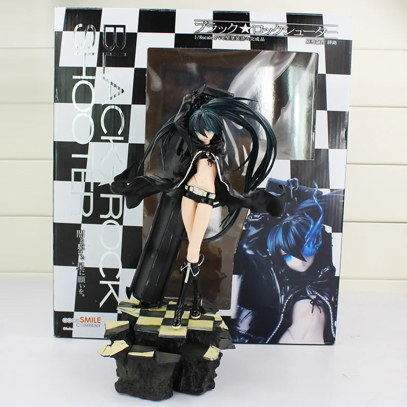

Hatsune Miku Anime 30cm Black Rock Shooter Bikini PVC Action Figure Model Collection Toy Good Gift