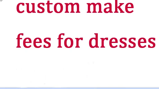 

JIERUIZE custom made fees . additional fees for your order