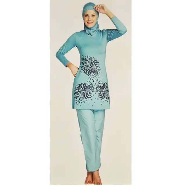 Muslim Swimwear Separate Plus Size Swimsuit Womens Modest Bathsuits