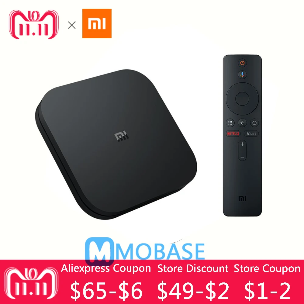 Global Version Original Xiaomi Mi Box S 4 Android 8.1 4K QuadCore Smart ...