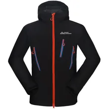 Зимняя мужская куртка для пешего туризма, ветрозащитная водонепроницаемая Спортивная одежда для велоспорта, кемпинга, горного флиса, флисовая куртка