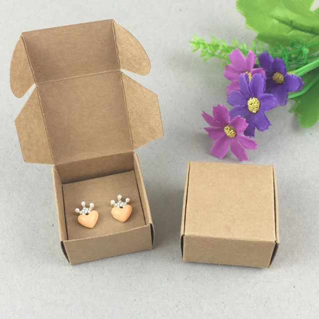 12pcs Cardboard Jewelry Set Gift Box Ring Necklace Bracelets Earring Gift Packaging  Boxes With Sponge Inside Rectangle