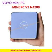 VOYO Mini PC Vmac V1 N4200 (4GB/8GB DDR3L RAM+128/256GB SSD) Windows 10 Pocket PC Intel Lake Apollo CPU 4K HD output 3 x USB3.0