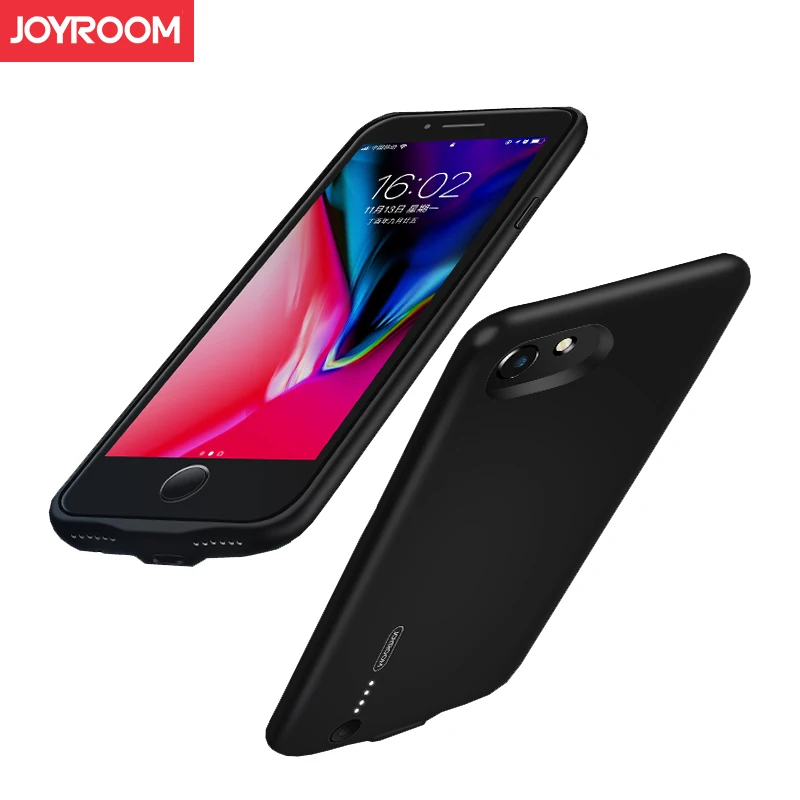 Kopen 2800 3800 mah Powerbank Batterij Oplader Voor iphone 7 8 Batterij Case Ondersteuning Hoofdtelefoon Oplader Voor iphone 7 Plus 8 Plus