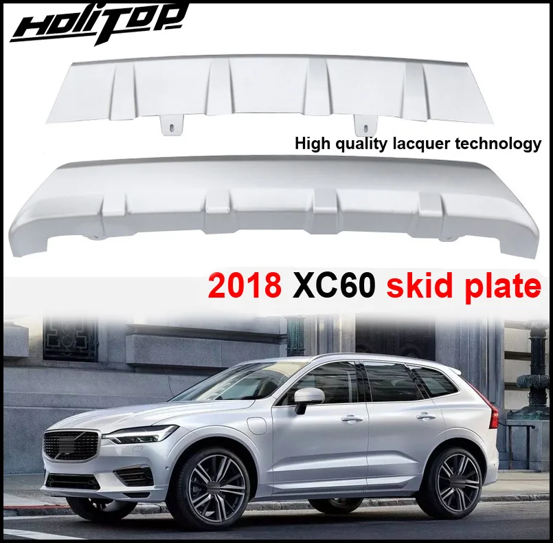 Rear Outer Bumper Skid Protector Guard Sill Plate Steel For Volvo XC60 2010-2015