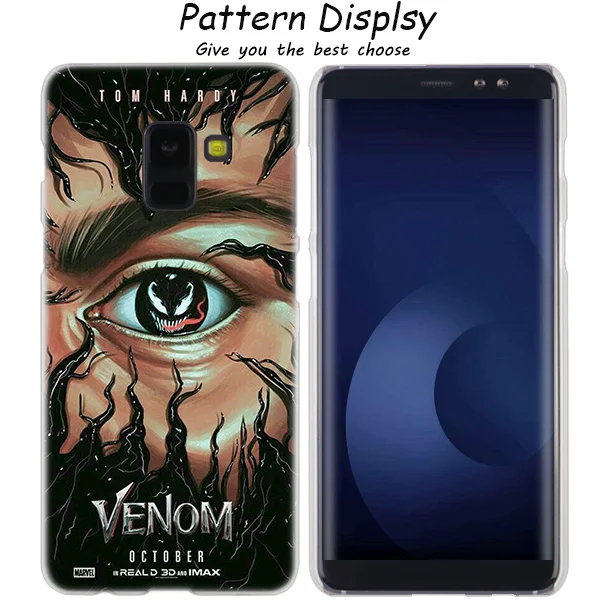 MLLSE Venom темно Минимальный футляр для samsung Galaxy A10 A20 A30 A40 A50 A70 A20E A2 CORE M10 M20 M30 Горячий Модный чехол с принтом"