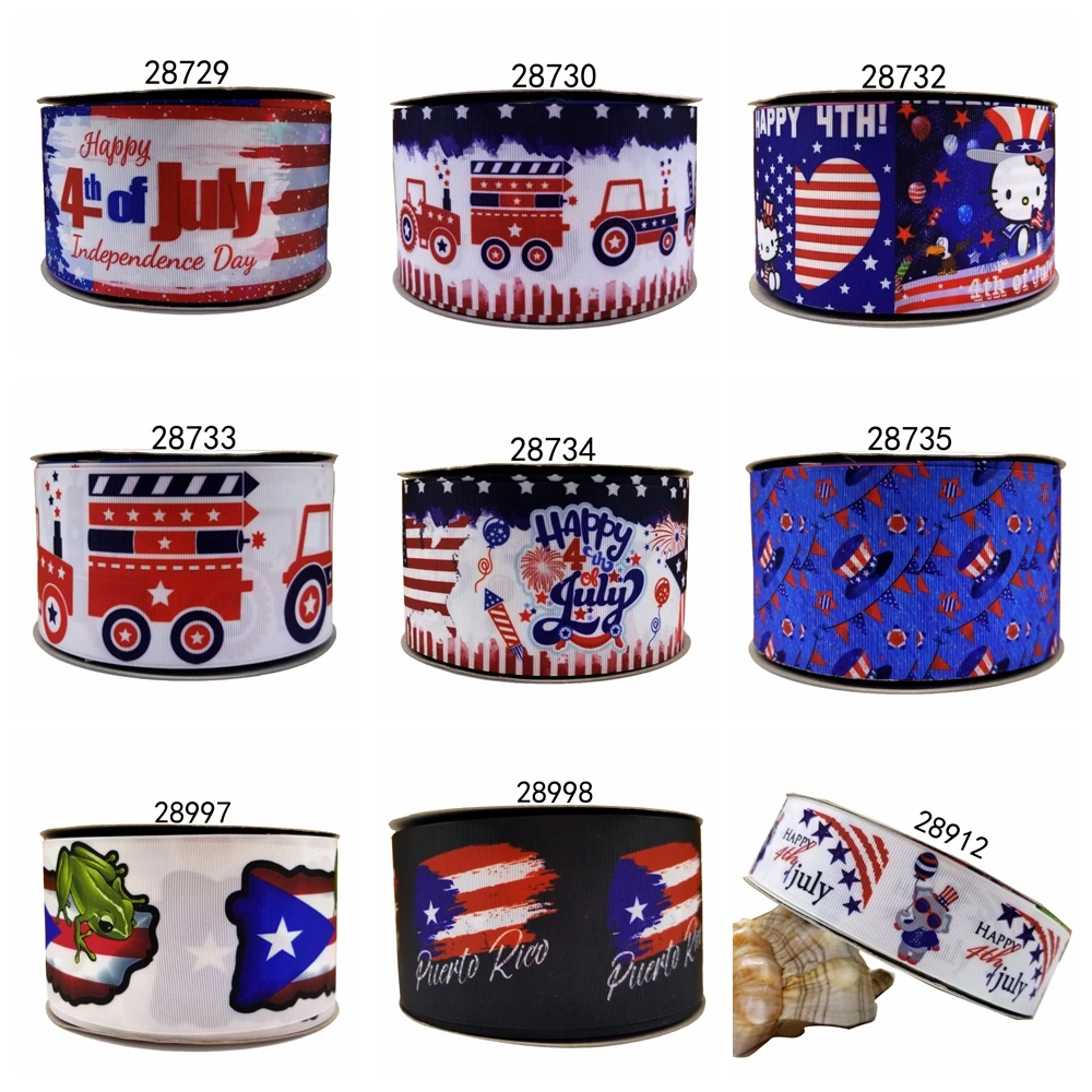 

Free shipping 2019 new arrival ribbons Hair Accessories ribbon 10 yards printed grosgrain ribbons 28735