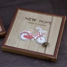 1 шт. креативный Деревянный блокнот Блокнот Дневник Книга подарок нежная твердая поверхность копия персонализированный подарок на день рождения