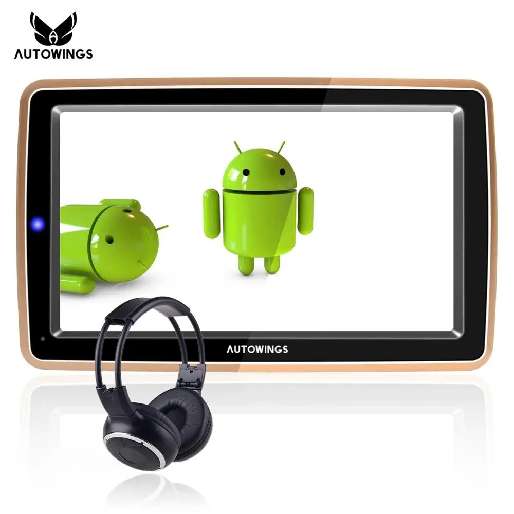 Autowings 10.1 android 5.1 четырехъядерный процессор сенсорный экран подушка подголовник