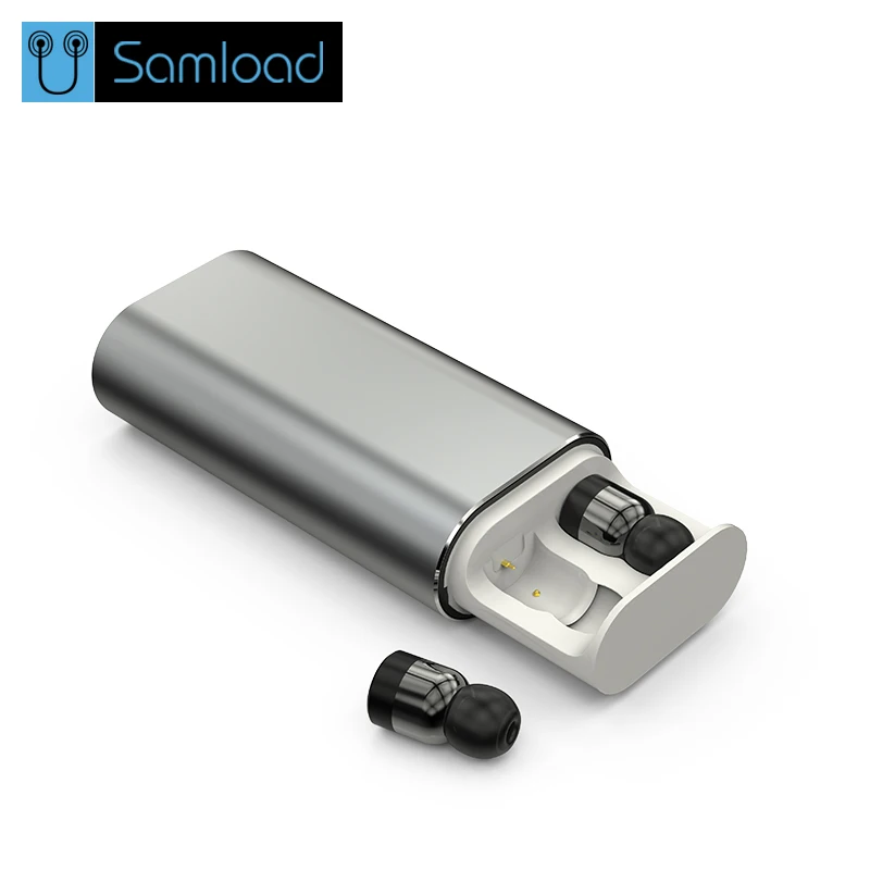 

Samload Wireless Headphones Bluetooth Earphones TWS Mini Stereo earbud with Mic 2200mAh Powerbank Charging box For iPhone 7s 8 X