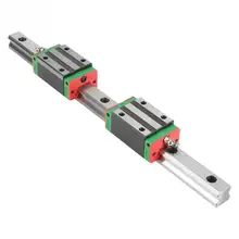 HGR20 400mm Linear Guide Rail M4 16mm Linear Guide Slide Ball Screw Carriage CNC Router Parts with 2pcs Rail Block 100% original hiwin 2 pcs hiwin linear guide hgr20 450mm linear rail with 4 pcs hgh20ca linear bearing blocks for cnc parts