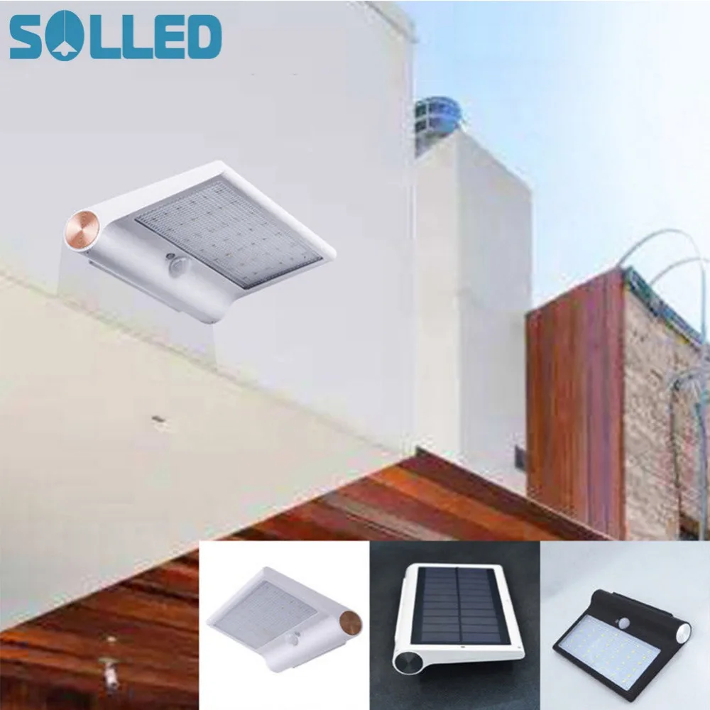 

SOLLED Solar Lights 42 LED Outdoor Solar Motion Sensor Lights Wireless Waterproof Wall Light for Patio Yard Garden Path Home