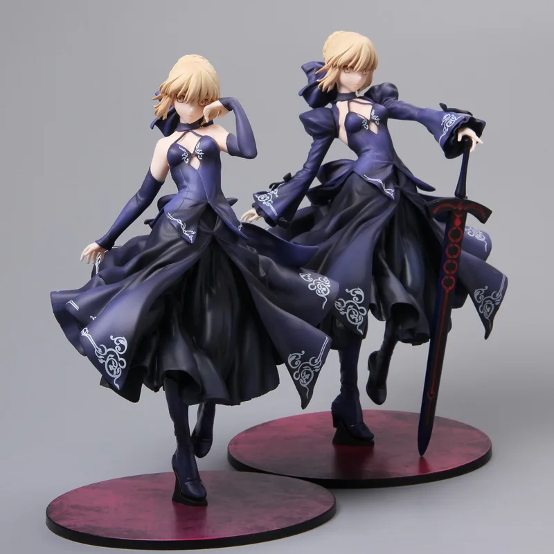 3 цвета 23 см Fate Grand Order Saber Alter Dress Ver Сексуальная ПВХ Модель Коллекция Косплей украшение аниме фигурка игрушка кукла 9''