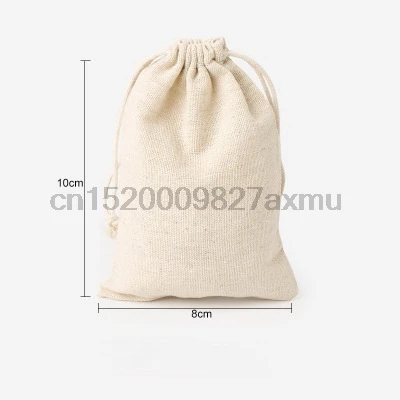 

1200Pcs Small Natural Linen Jute Sack Gift Bags Jewelry Pouch Drawstring Bag For Home Party Storages 10*8CM