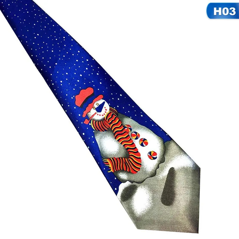 20 стильных рождественских галстуков с рисунком милой Зеленой Елки, новинка, галстук Санта Клауса, снежинки, снеговика, галстук на шею, подарок на год