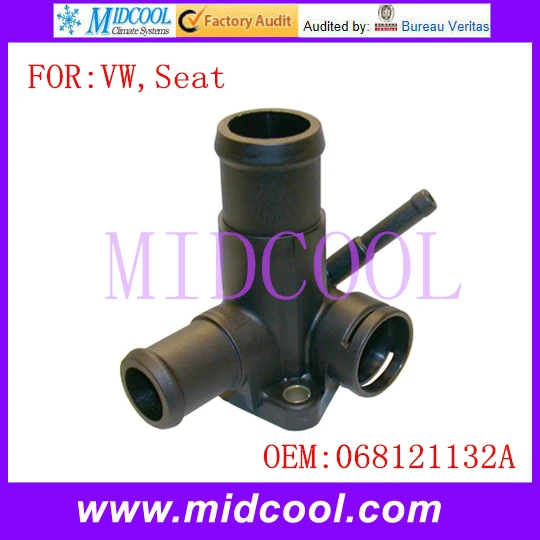 

New Engine Coolant Water Outlet Hose use OE NO. 068121132A for  VW Seat