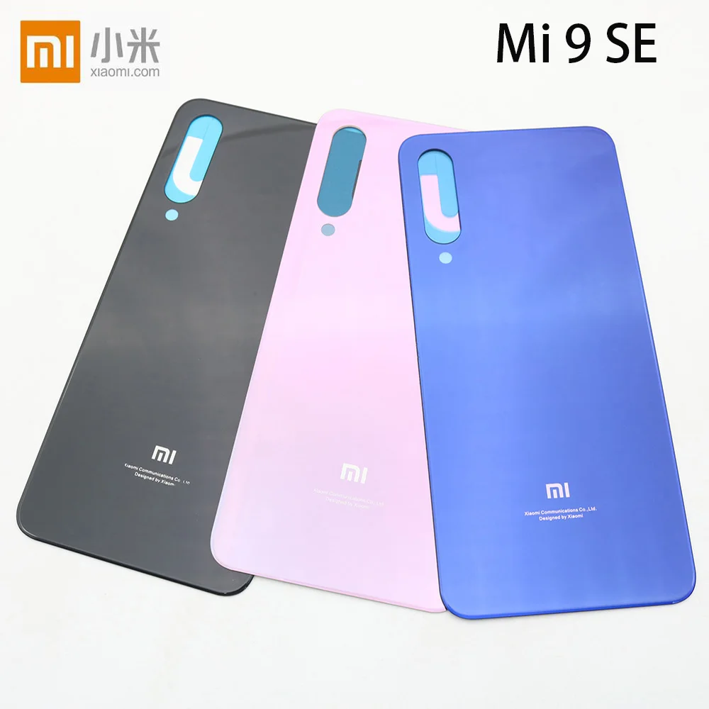 

Original Xiaomi Mi 9 Glass Battery Rear Case For Xiaomi MI 9SE MI9SE Back Housing Cover Backshell With Adhensive Sticker