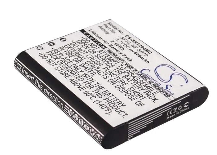 Аккумулятор Cameron Sino 800mAh 4-261-368-01, NP-SP70, SP70, SP70A, SP70B для sony MDR-1RBT