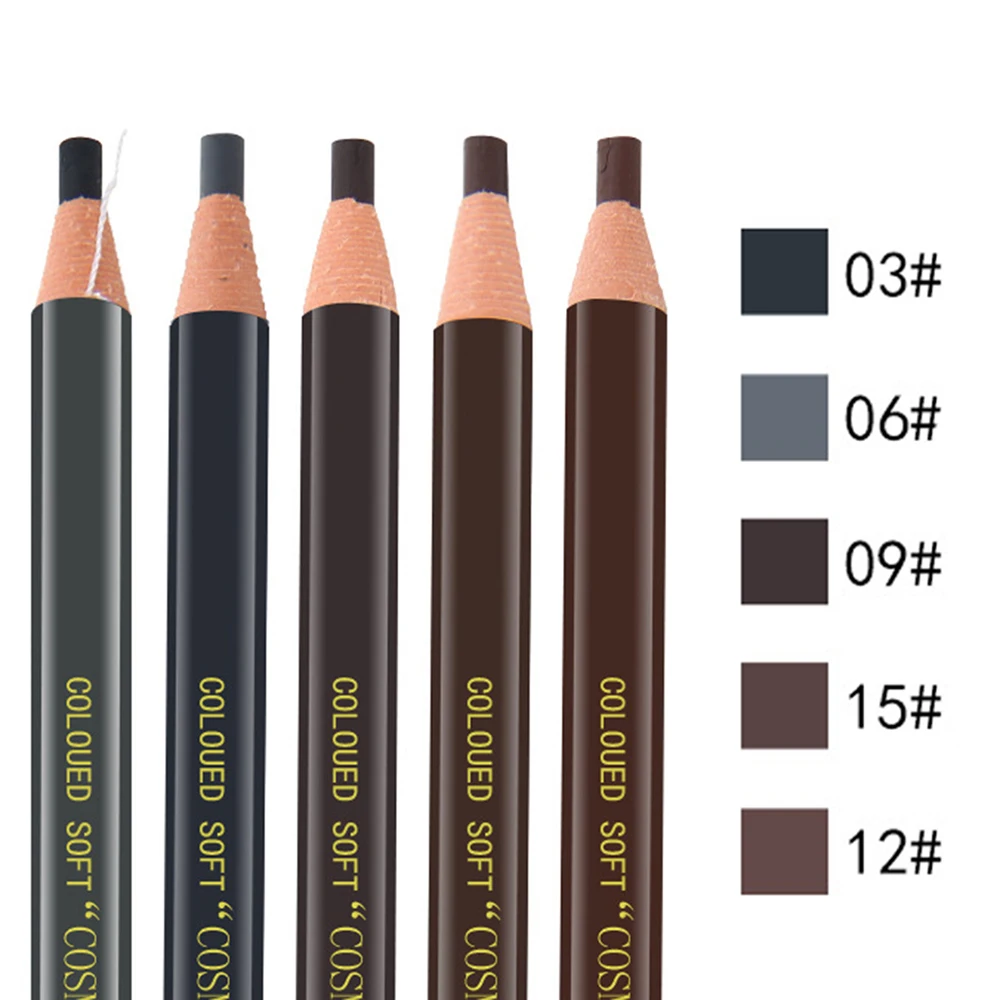 

ELECOOL Eyes Makeup Eyebrow pencil Tint Cosmetics Natural Long Lasting Brow Eye Liner Tools maquillaje profesional
