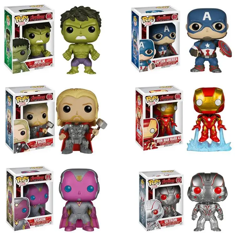 

2019 Funko POP Avengers 3 Iron Man Galaxy Anime Movie 2019 Collection Figure Model PVC Kids Boy Toys