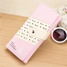 5 Colors Women Wallets Women Eiffel Tower Pattern Coin Purse Long Wallet carteras mujer 2016 Fashion Card Holders sacoche homme