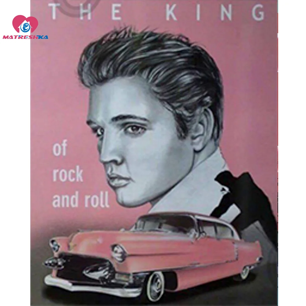 5d diy картины для алмазной вышивки of pay с уважением к королю Elvis Presley наборы крестом