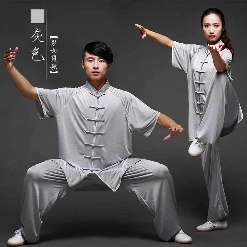 Китайский костюм кунг-фу тайцзи, Костюм тайцзи, униформа для боевых действий, ушу Шао лин, мужская и женская одежда, утренние тренировочные костюмы