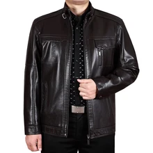 Хит, новая мода, для отдыха, для мужчин, Осень-зима, Натуральная овечья кожа, кожаные куртки, Бомбер, мотоциклетная мужская верхняя одежда, пальто, M-4XL