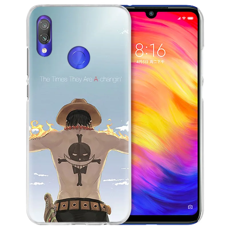 Чехол one piece Аниме для Xiao mi Red mi Go Note 7 8T 8 6 6A Pro S2 5 8A 4X mi A1 A2 9 10 8 lite Play F1 жесткий чехол для телефона из ПК