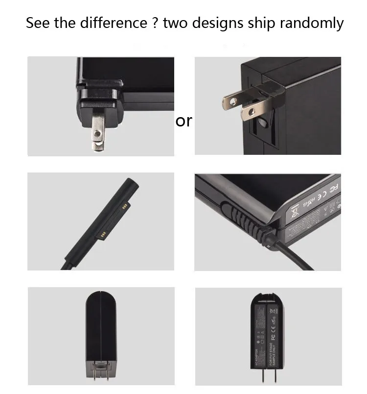 24 Вт 15 в 1.6A кабель адаптера переменного тока вилка латпоп питания настенное зарядное устройство для microsoft Surface Pro 4 ядра M, Pro4 M3, Pro Go 1735