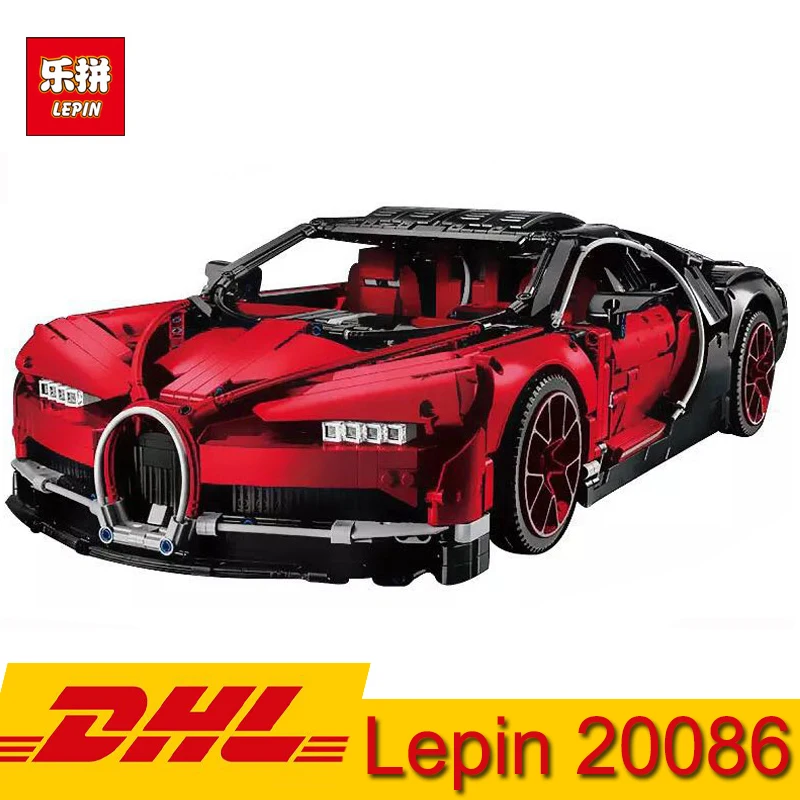 

(in stock)20086B 4031Pcs Technic Series Supercar Red Bugatti Car Building Blocks Bricks Toy With LED Light