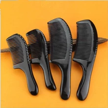 Горячая Распродажа расческа из натуральной воды буйвола для ухода за волосами с ручками профессиональная расческа ТТ расчески для волос Лучший подарок